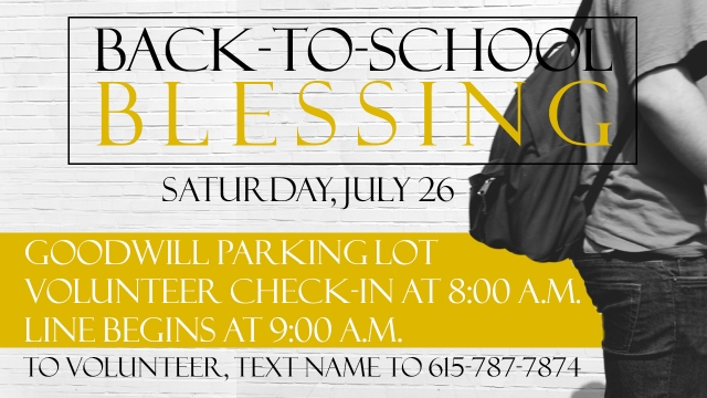 Back to School Blessing Logo - 2014